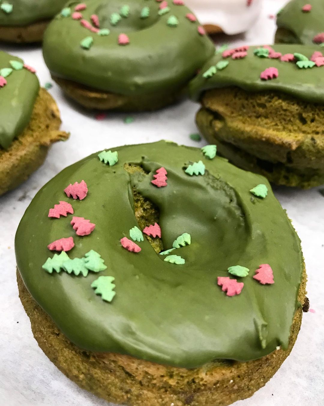 Matcha Cake Donut